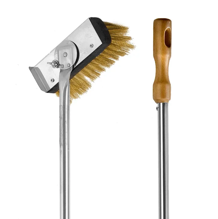 Pizza swivel brass and brush